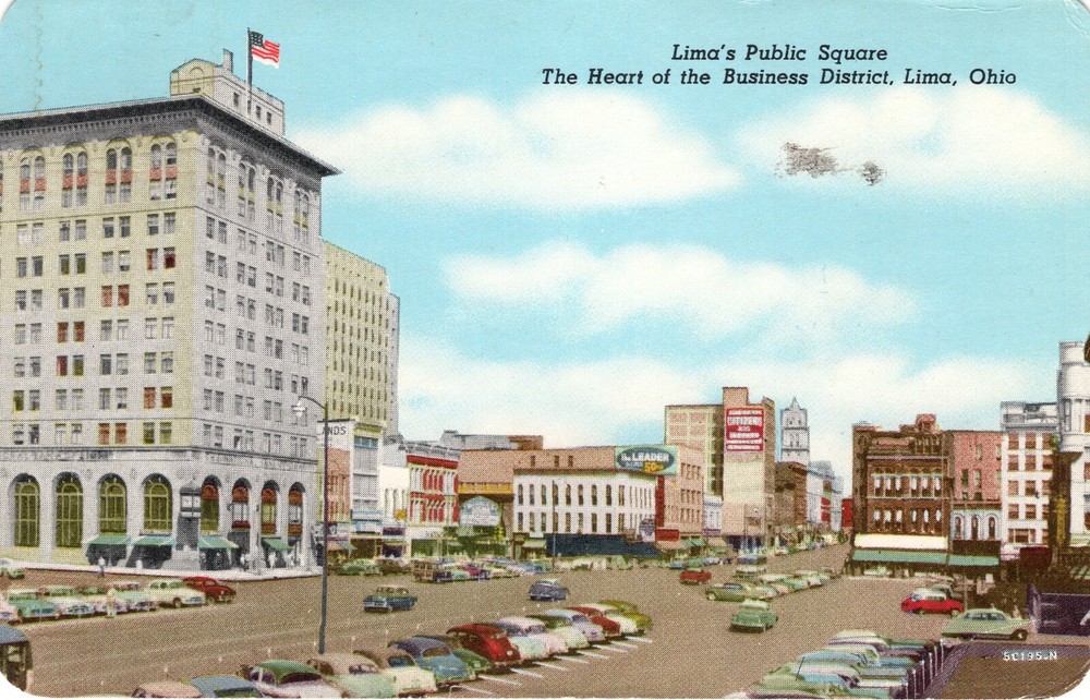 LIMA'S P[UBLIC SQUARE, LIMA, OH - PC6841