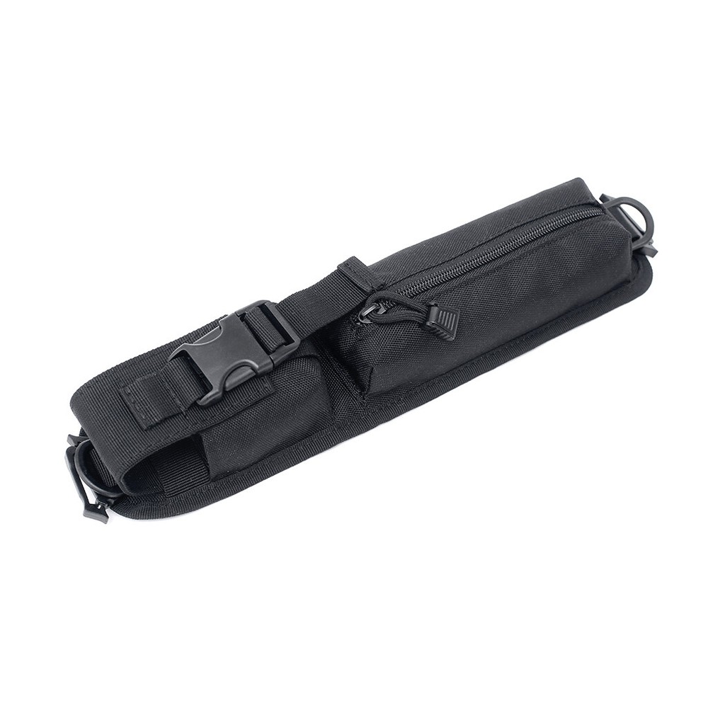 Tactical Molle Flashlight Pouch Military Backpack Shoulder Strap Accessory Pouch