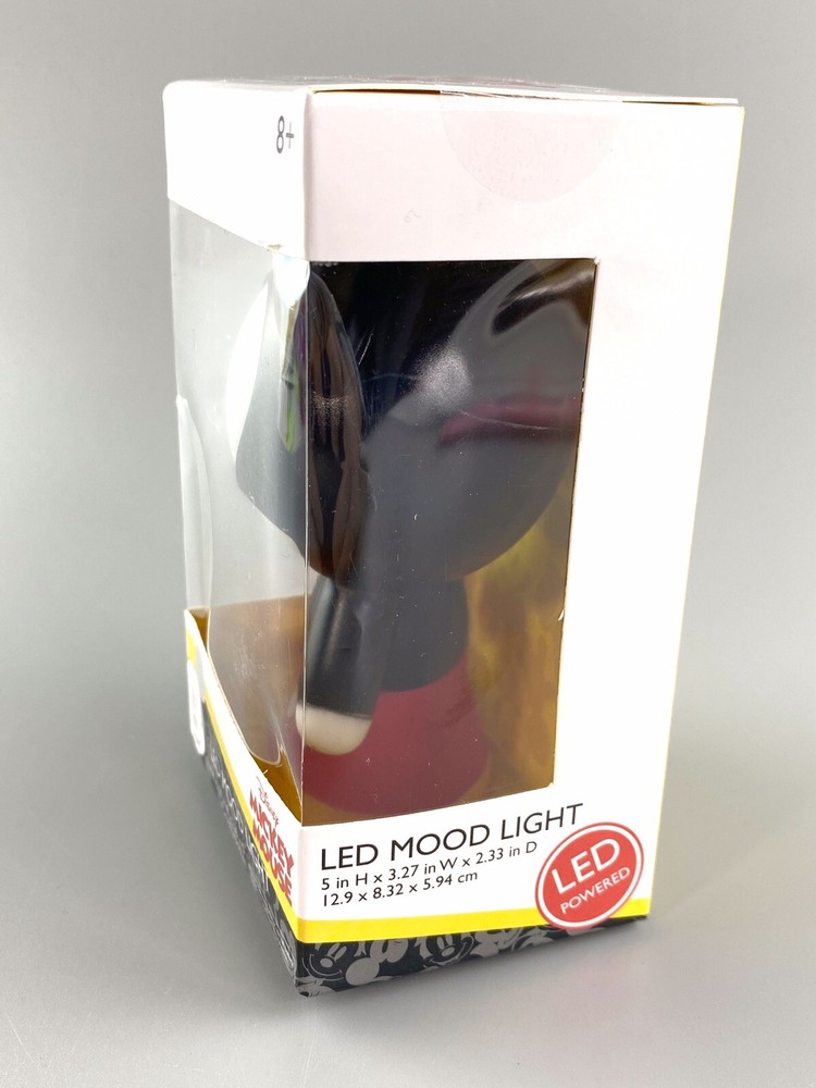 Disney Mickey Mouse 5" LED Mood Light Led Powered
