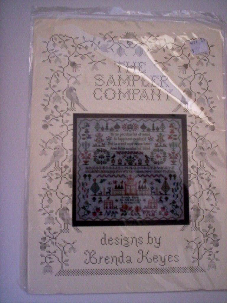 Brenda Keyes The Sampler Company~ THE CONTENTED MIND SAMPLER Pattern NIP