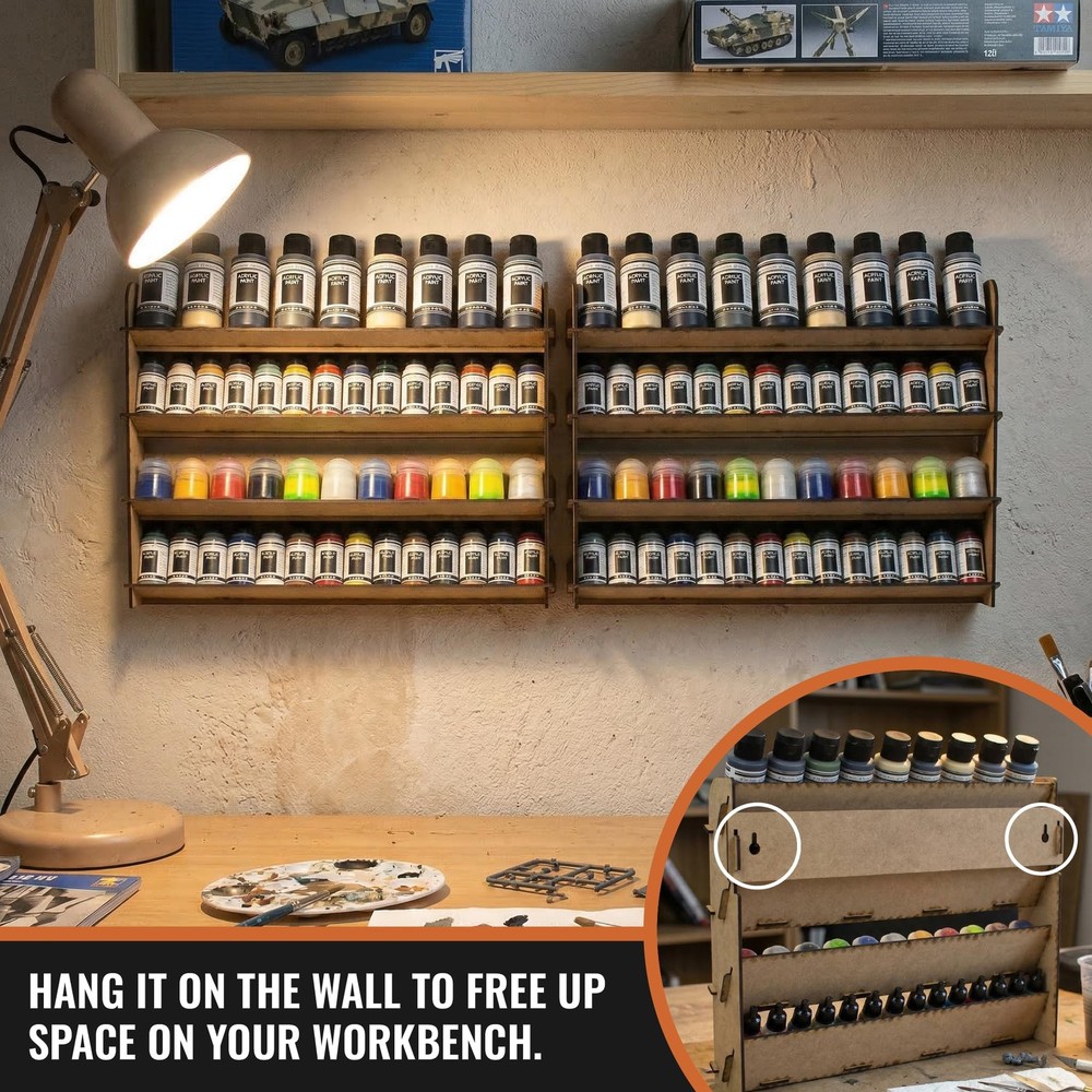 PROSCALE Universal Wall Paint Organizer for universal, Rack