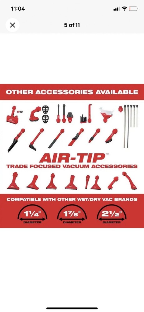 Milwaukee M12 Air-Tip Utility Nozzle (Bare Tool)