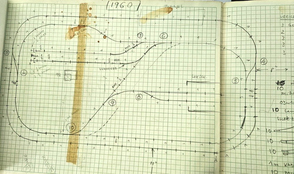 EYE-EASE Analysis Quadrille Notepad with Model Trainer layout in German