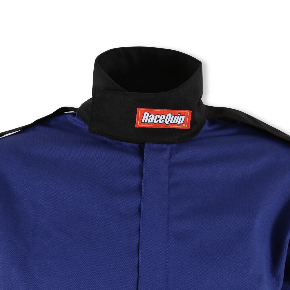 RaceQuip Single Layer Fire Suit Jacket Blue - Small