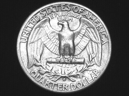 1935-D Washington Quarter --- Almost Uncirculated