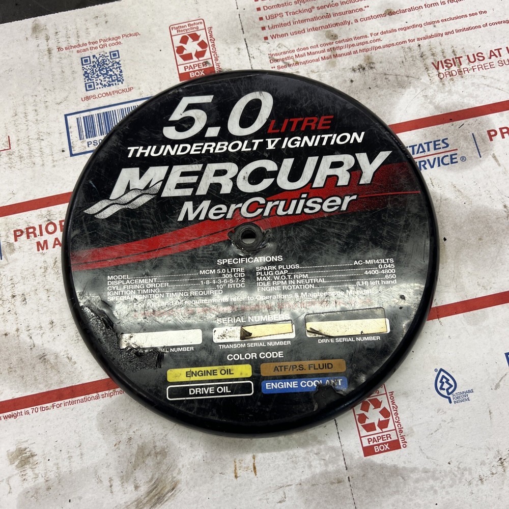 Mercruiser 5.0 engine cover