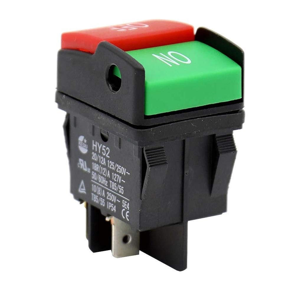 HY52 Equipment Push Button On/Off Start Stop Switch for Mechanical Device...