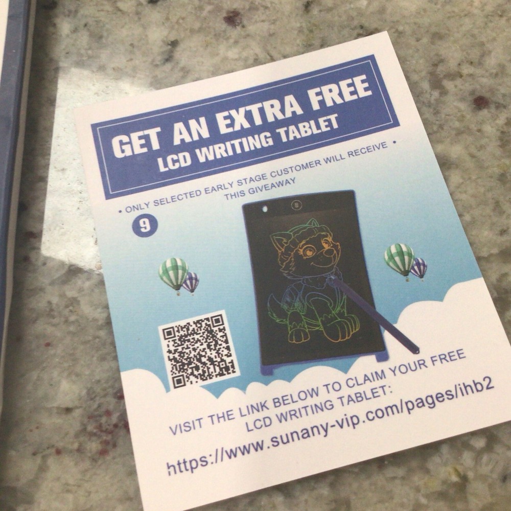 8.5” Electronic Digital LCD Writing Drawing Tablet Pad Graphics Board Notepad