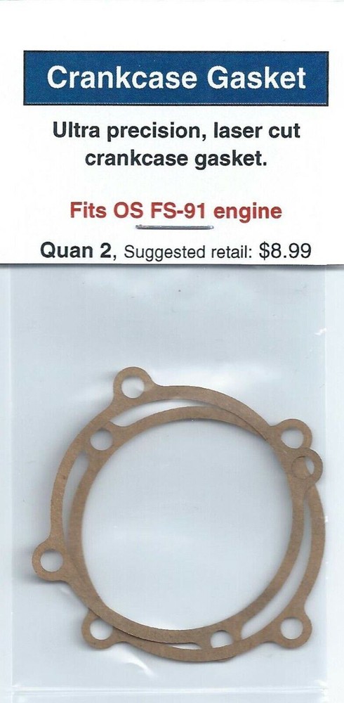 OS FS-91 Crankcase Gasket 2 Pack NIP