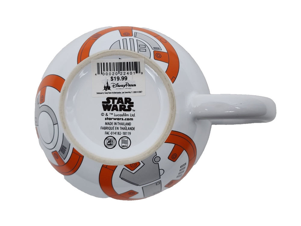 Disney Star Wars BB-8 Mug With Lid 24oz Ceramic