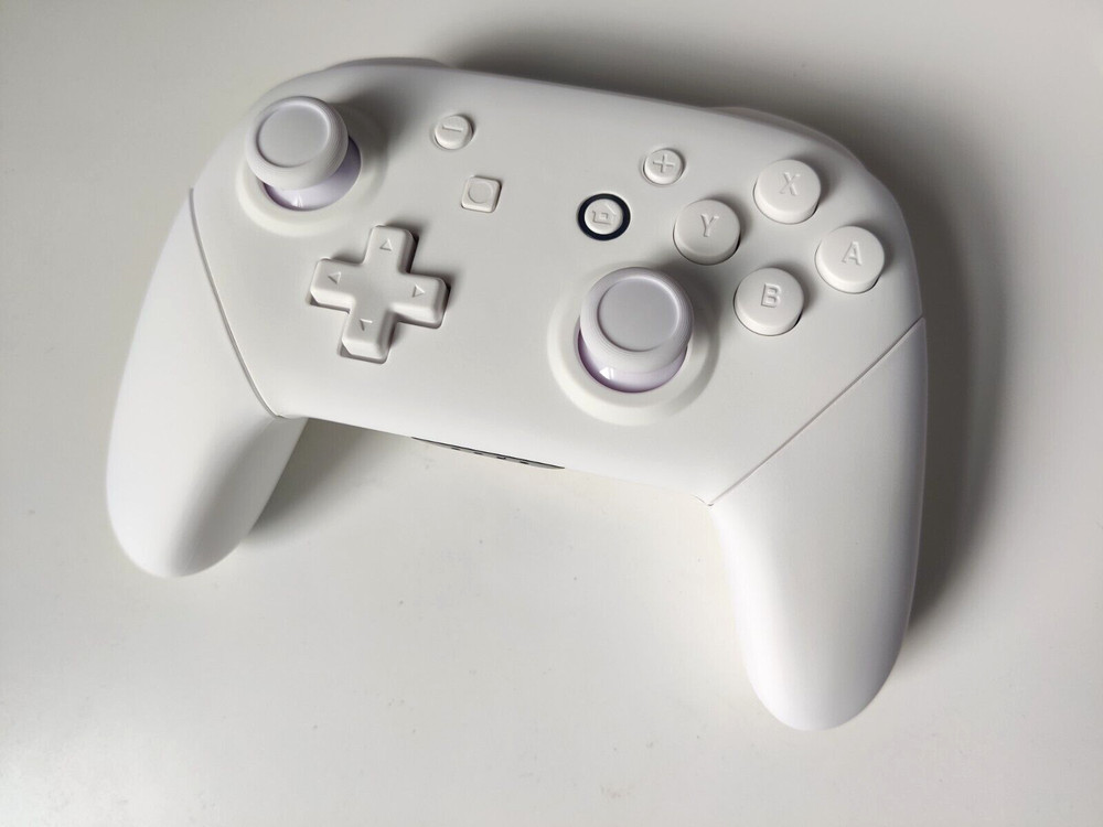 Nintendo Switch Custom Solid White Pro Controller