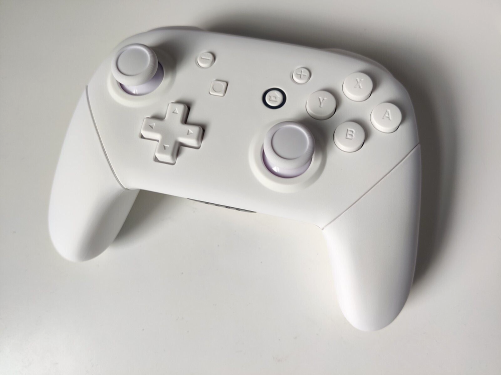 Nintendo Switch Custom Solid White Pro Controller