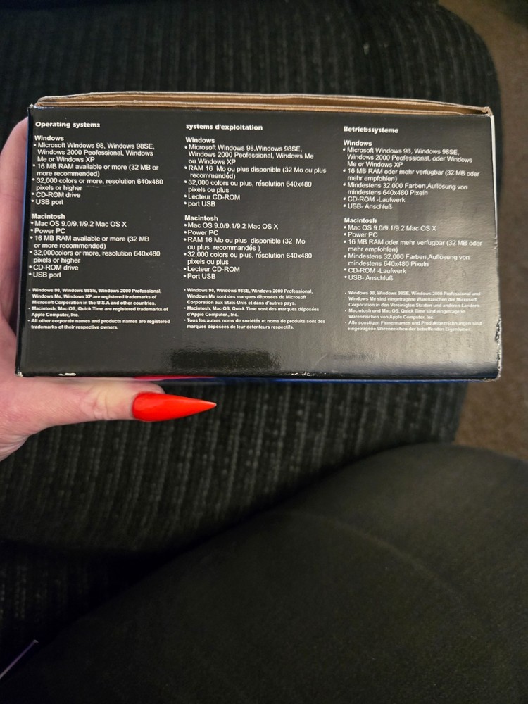 vintage konica digital camera complete with box