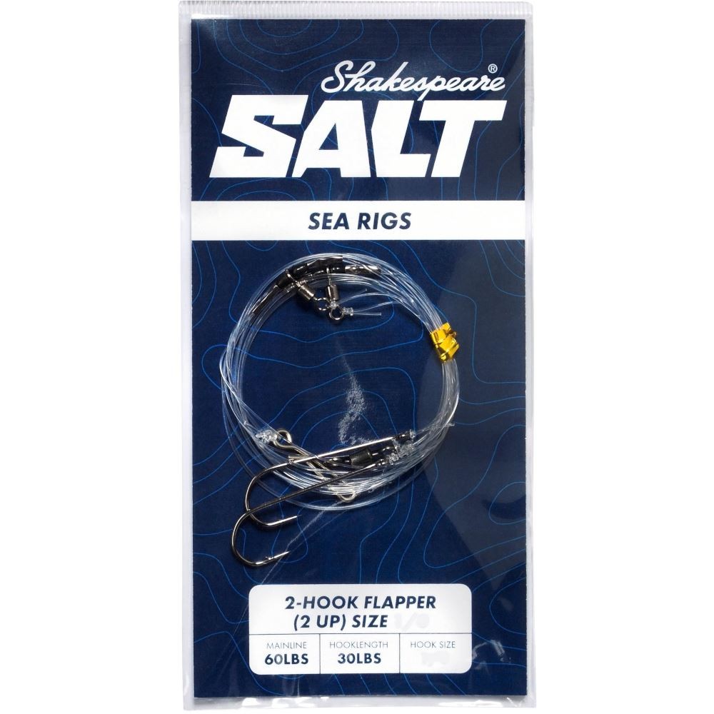 Shakespeare Salt Hook Flapper (2UP) Size 1/0 2 Hook