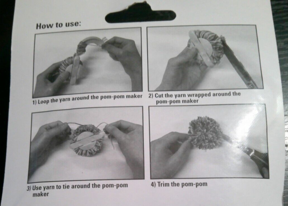 3 NEW POM POM Makers small medium large