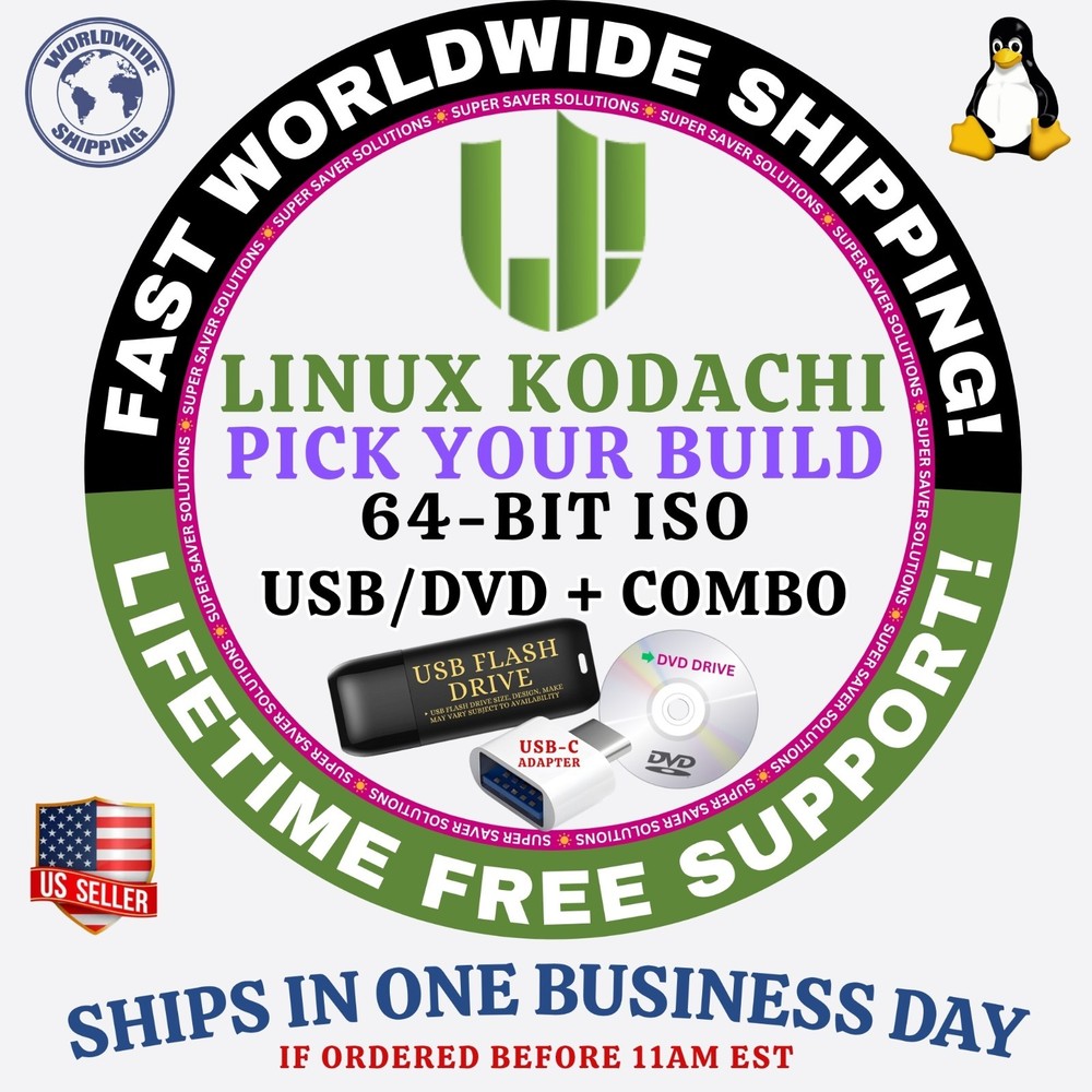 Kodachi Linux OS - LATEST VERSION - USB / LIVE DVD  MAC, PC