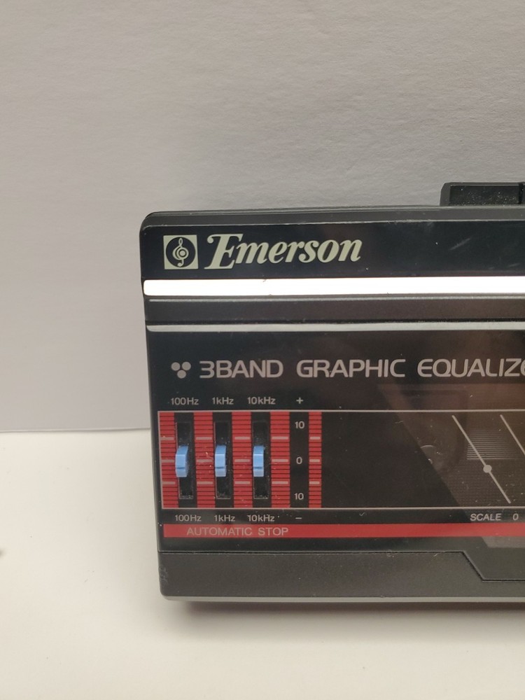 Emerson CRS 25BP Cassette Player Working