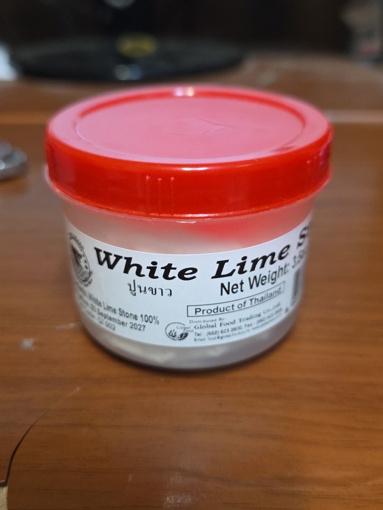 White Limestone  paste 100g product for Thailand NEW