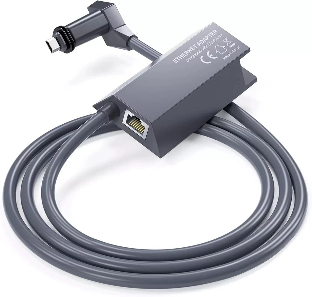 Starlink Ethernet Adapter for Starlink Rectangular Satellite Internet  -V2