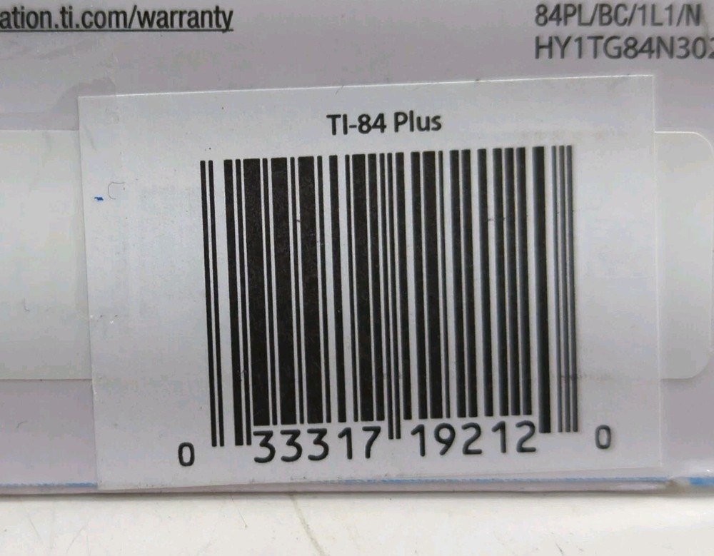 Texas Instruments TI-84 Plus All Purpose Graphing Calculator Black
