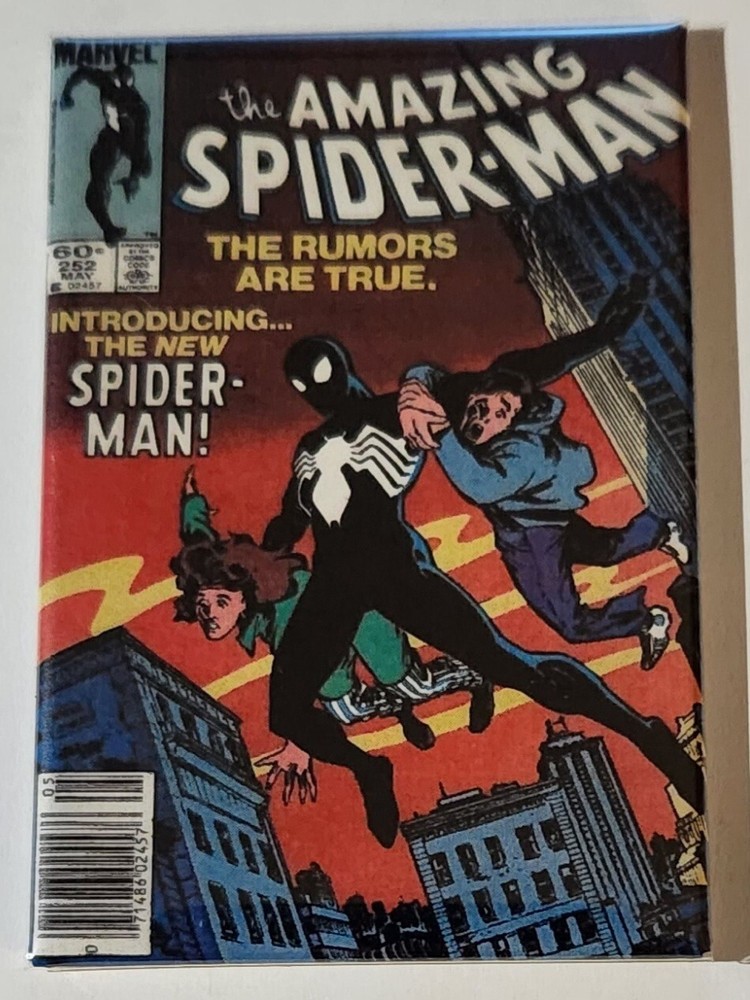 The Amazing Spiderman 252 comic Refrigerator Magnet 2" by 3" Marvel