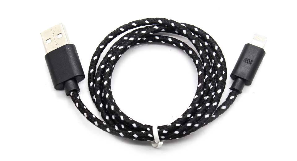 3FT Fabric Braided Charger Cable USB Data Sync FOR apple iPhone X 8 7 6 plus 5s