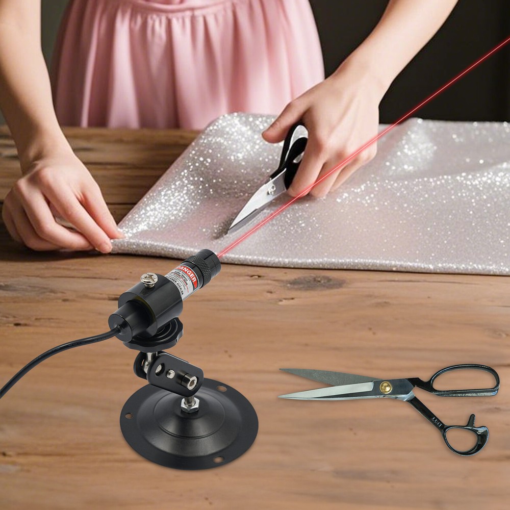 Red Line Laser Module 650nm 100mW Adjustable High Precision Laser Positioning