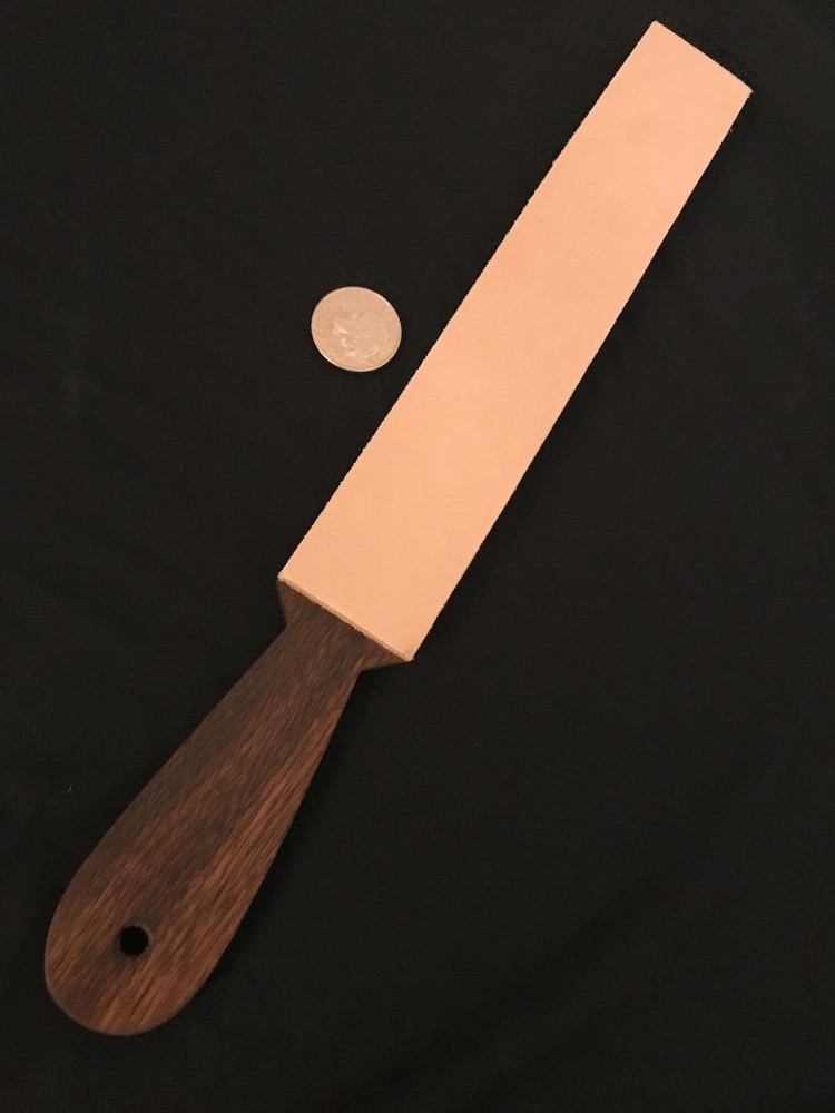 Premium 12" Single Side Walnut and Leather Knife/Tool/Razor Sharpening Strop