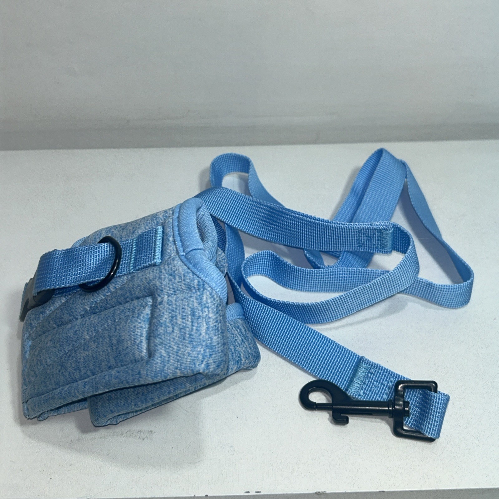 New Large Blue Escape Proof Cat Harness With Leash