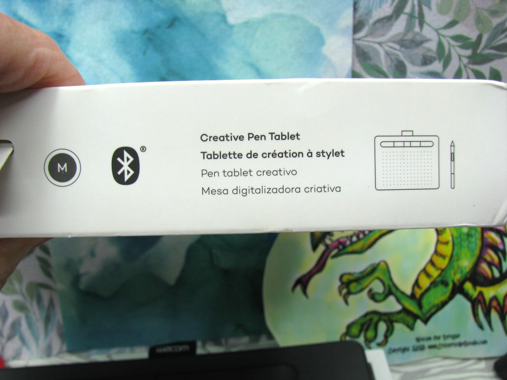 WACOM INTUOS CTL-6100WL, M Wireless Bluetooth/ USB Graphics Drawing Pad, PC/ Mac