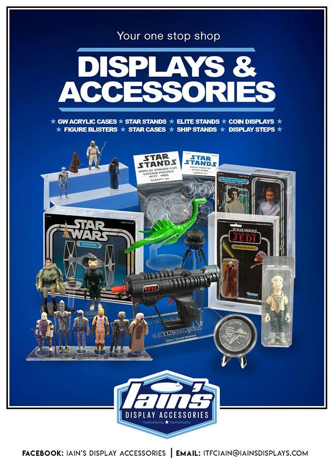 Star Wars Action Figure Blister Case Lot (50) Protective Small Stackable Cases