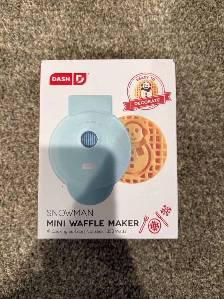 NEW DASH Mini Maker for Individual Waffles, Hash Browns, Keto Chaffles
