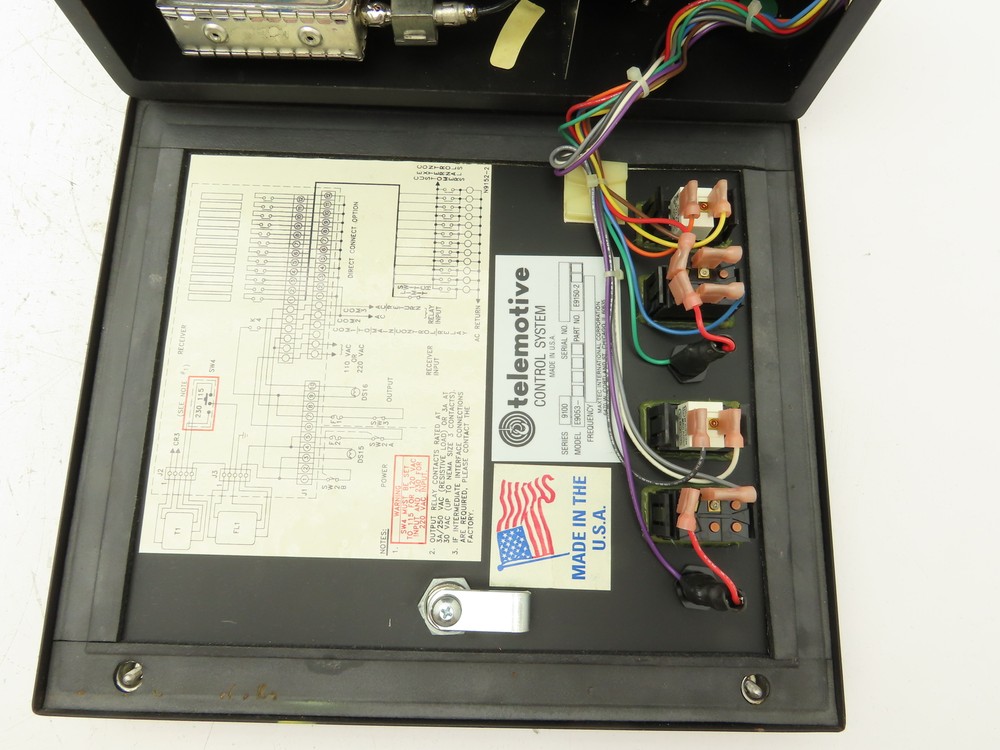 Telemotive E9150-2 E9053 Crane Remote Control Panel Series 9000 14 Relay