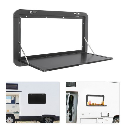 Foldable Rv Dinette Tables Campervan Outside Picnic Wall Mounted Rectangular