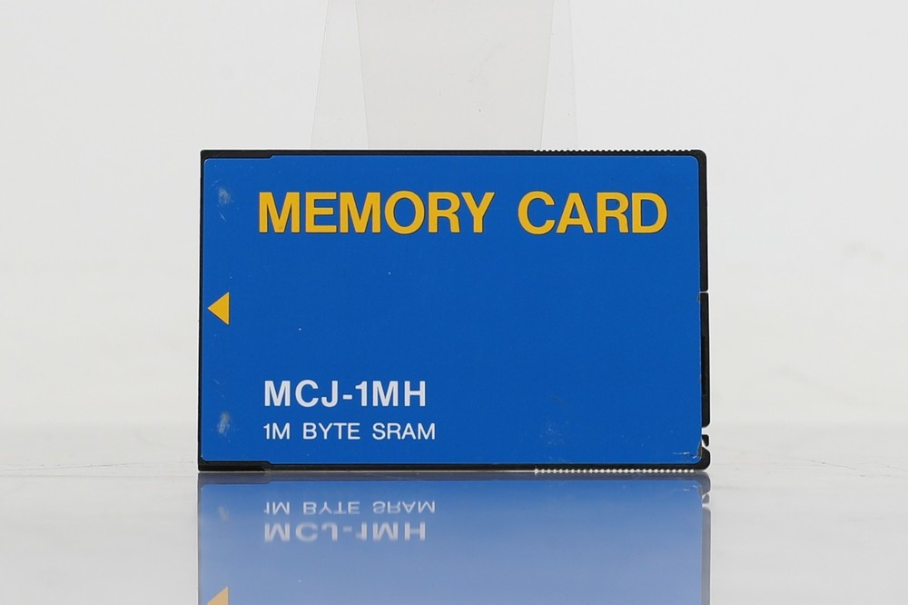 MCJ-1MH 1MB SRAM Memory Card Write Protect CR2025 Battery Included Used