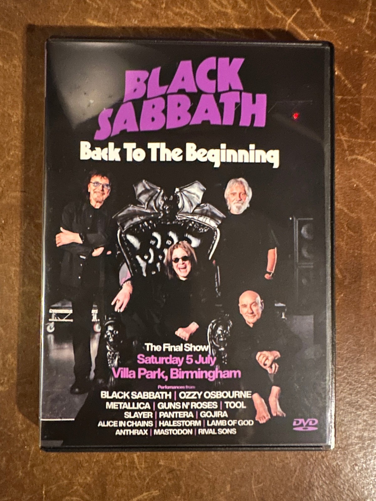 Back To The Beginning Festival Full Shows Black Sabbath, Ozzy DVD and B/R