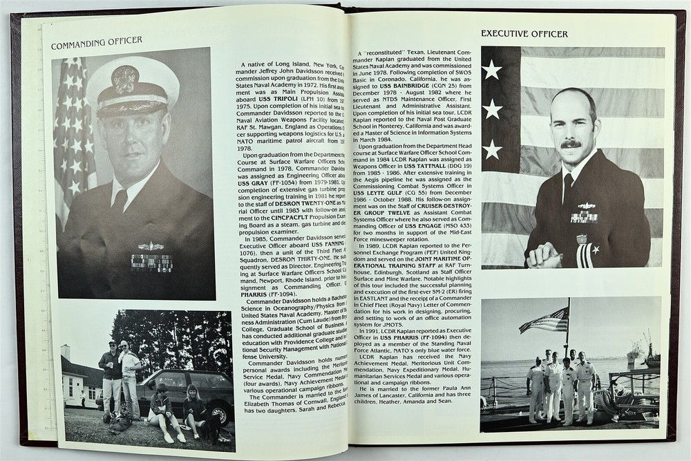 USS Pharris (FF-1094) 1991 North Atlantic Deployment Cruise Book