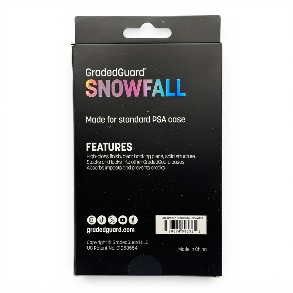 GRADEDGUARD SNOWFALL PSA GRADED CARD CASE GUARD PROTECTOR LIMITED EDITION