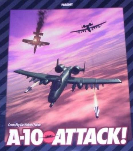 A-10 Attack! MAC CD command aircraft squadron air combat flight simulator game!