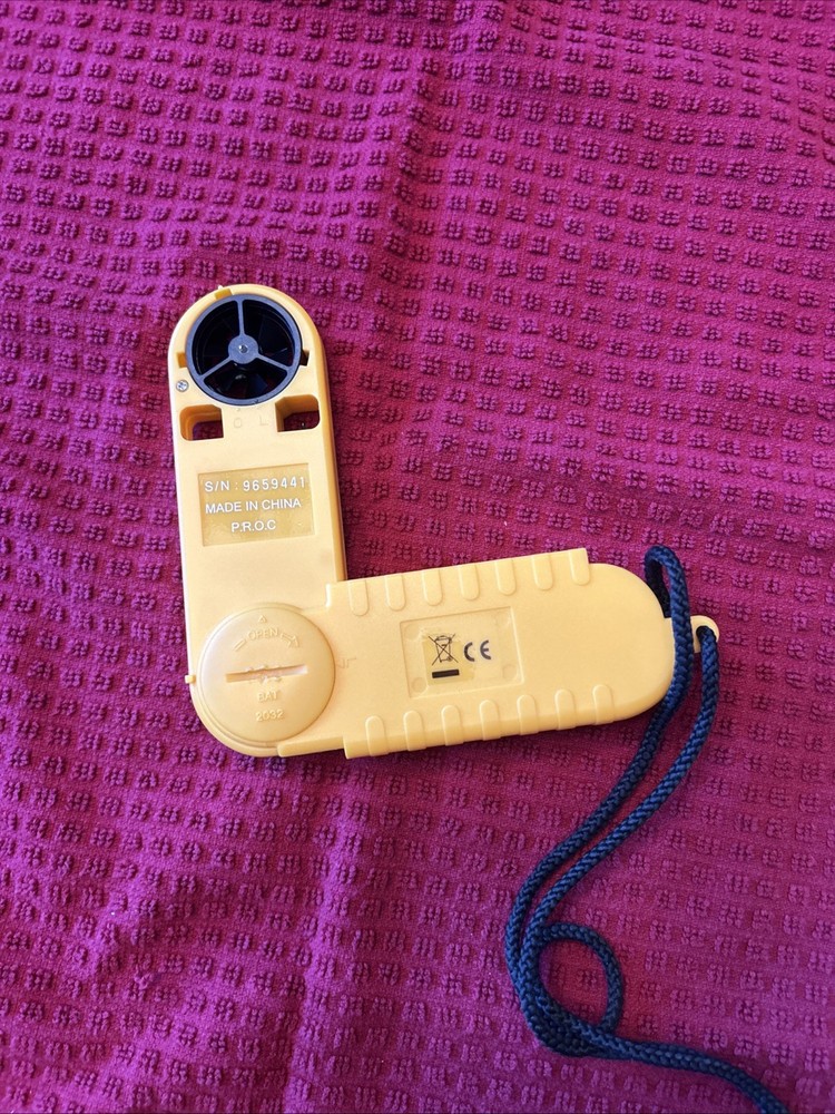 Extech 45118 Mini Thermo Anemometer Digital Vane Probe Wind Speed