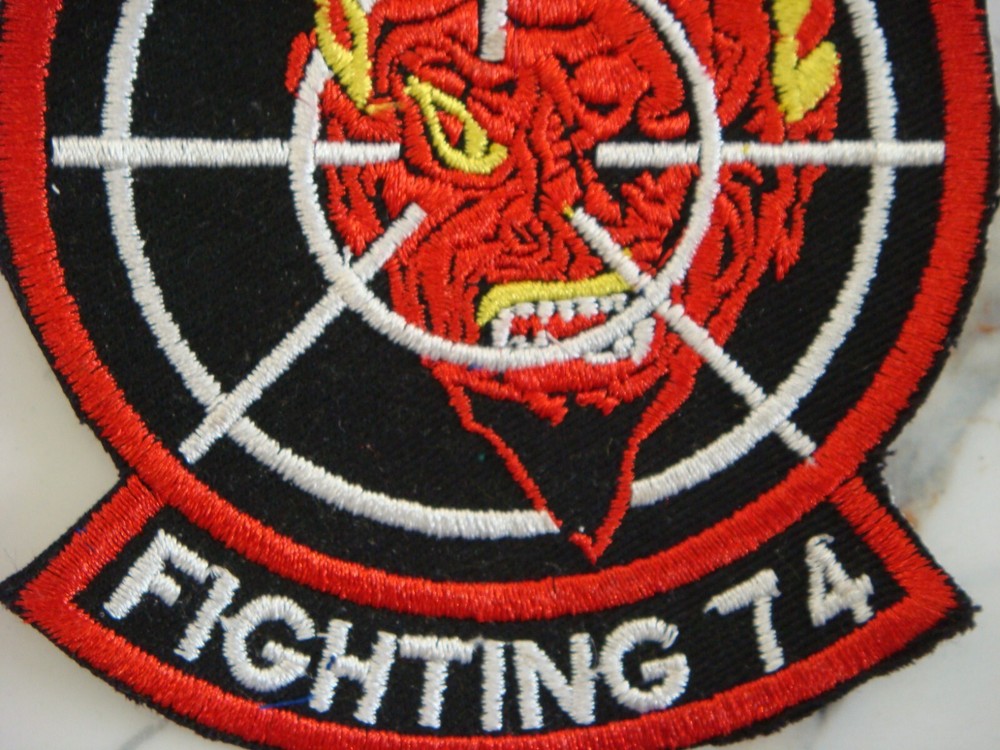 US NAVY FIGHTER SQ VF-74 BE-DEVILERS, VIETNAM WAR PATCH