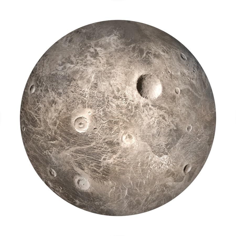 Diameter 6.5ft Universe Planet Moon Surface Round Backdrop Cover Solar System...