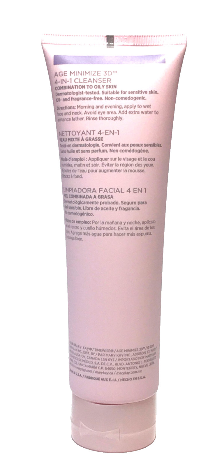 MARY KAY TIMEWISE AGE MINIMIZE 3D~4-IN-1 CLEANSER~COMBINATION TO OILY~DISC'TD!!!