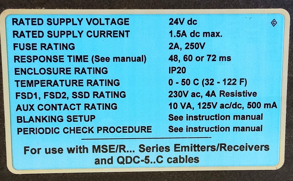 Banner Engineering GMMSDINT-1T2 MINI-SCREEN Controller for Light Curtain