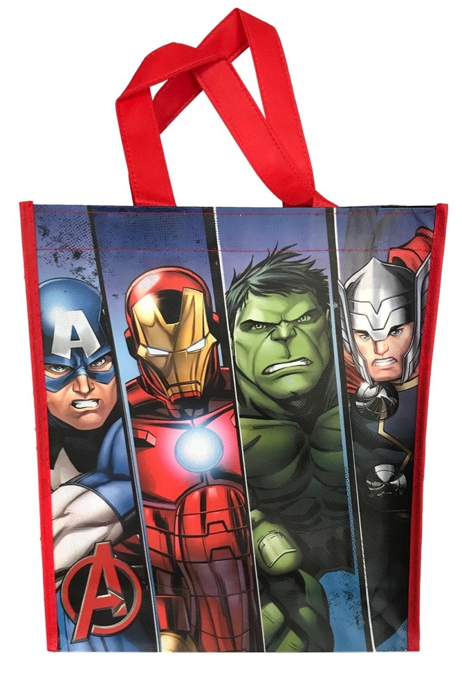Avengers Tote Bag Superhero Comic Book Medium Size Reusable Bag