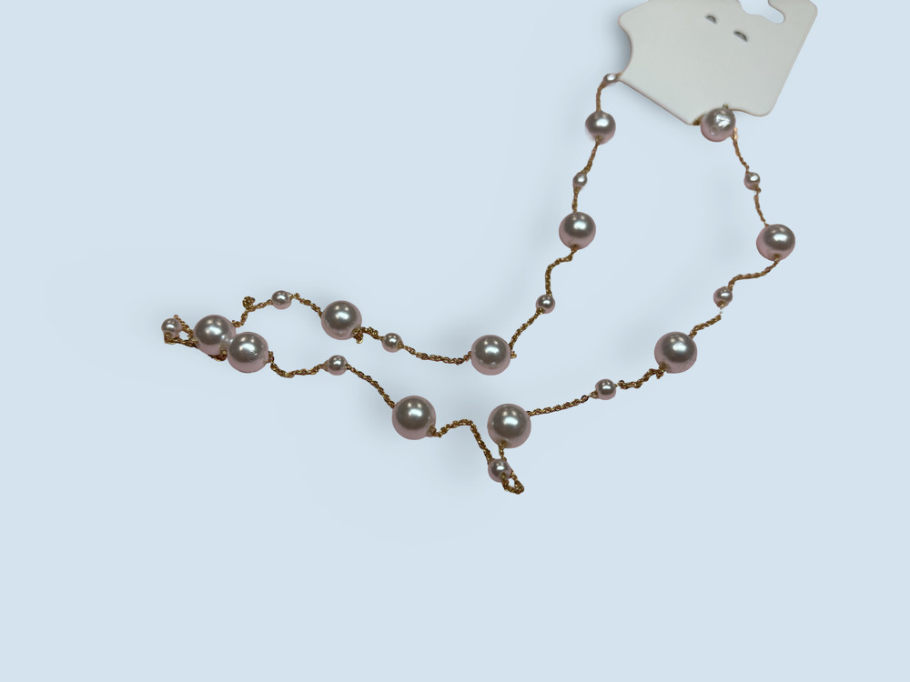 Pearl Link Gold Necklace