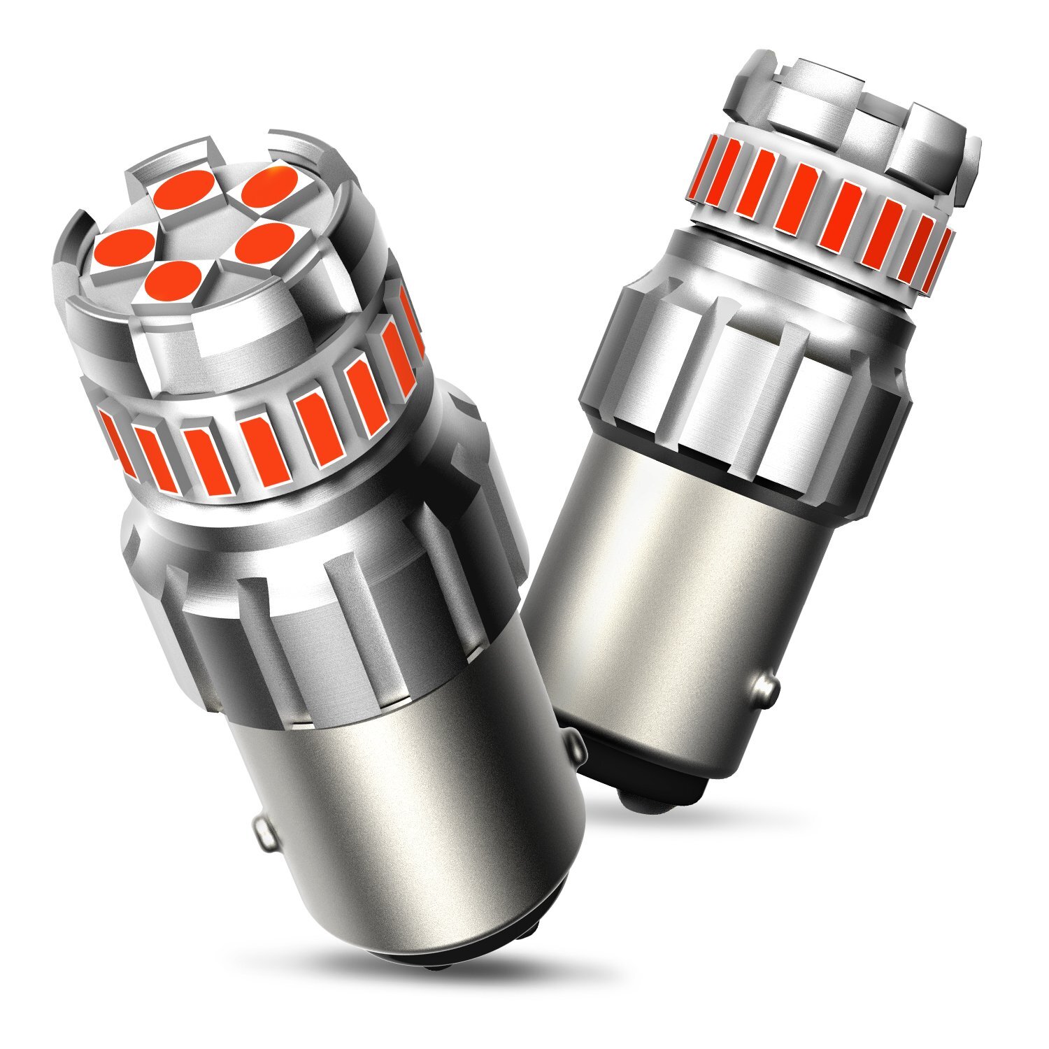 AUXITO CANBUS Red Pure 1157 LED Bulb Tail Stop Brake Turn Signal Light 7528 2357