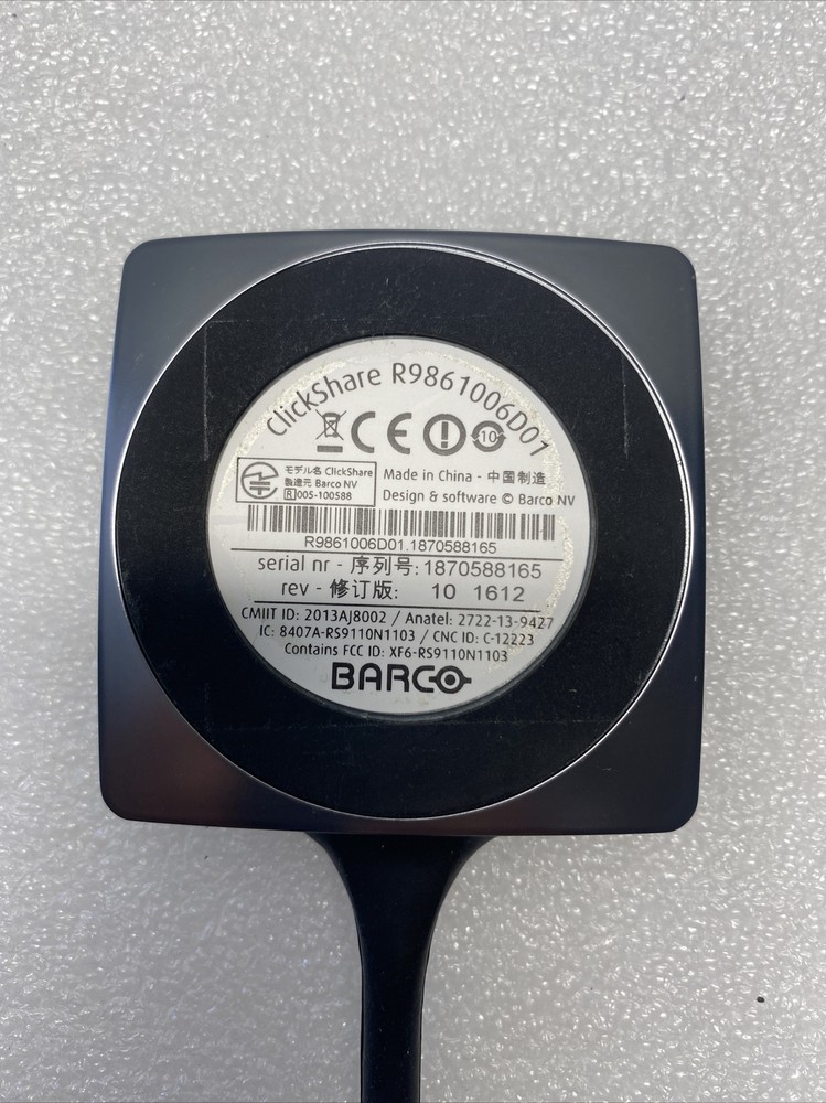 Barco Click Share R9861006D01 Wireless USB Button