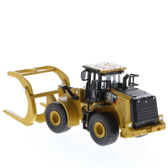 1:64 Cat 950M Wheel Loader with Log Fork + Bucket Attachment #85635
