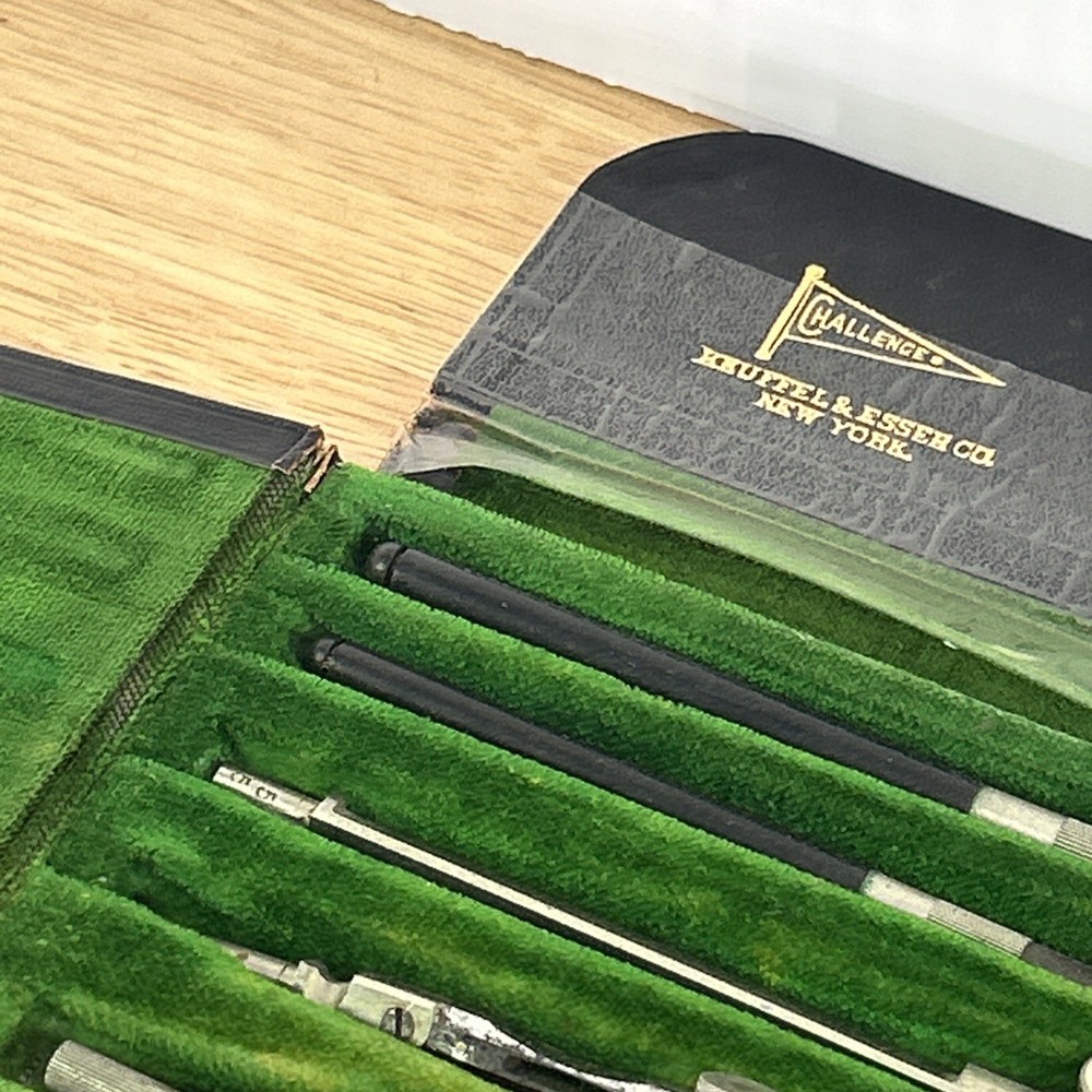 Keuffel & Esser Co Challenge Compass Drafting Set Complete Vintage Model 9726F